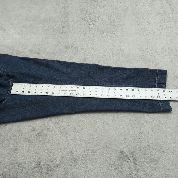 Ralph Lauren Jeans Women's 10 Blue Mid-Rise Newbury Denim Cropped 25.5" Inseam - Picture 14 of 14